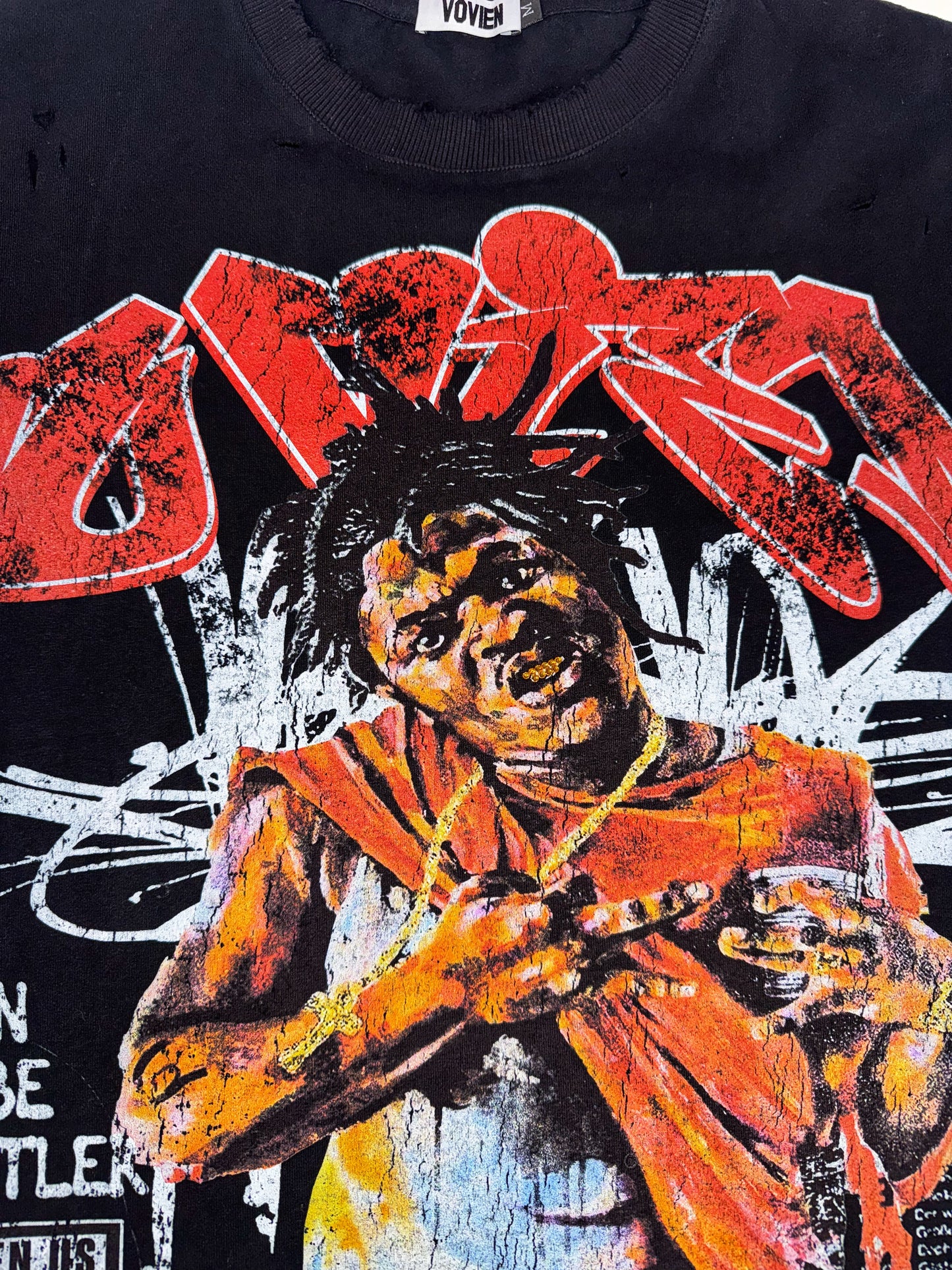 Born Hustler Rhinetsone Tee
