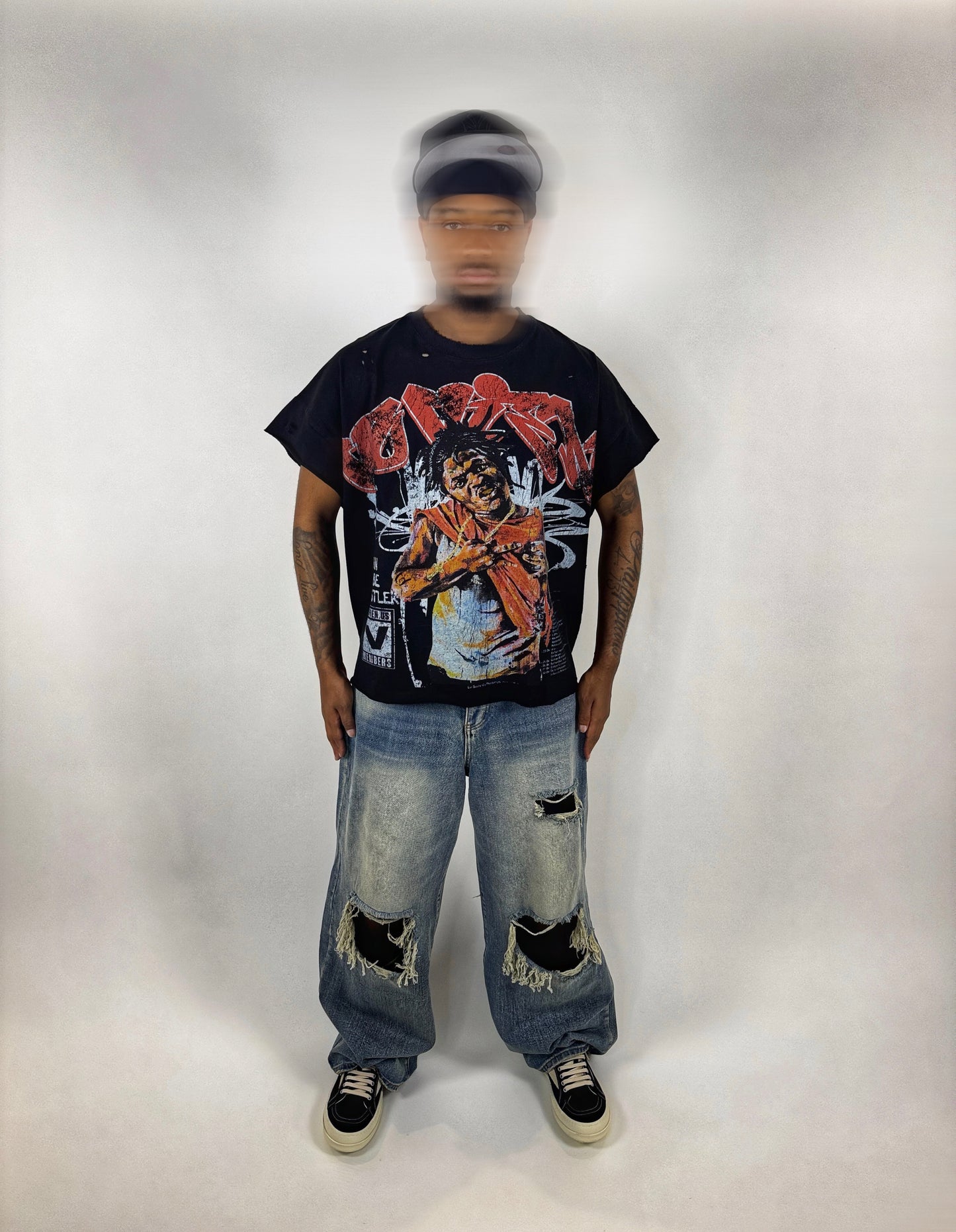 Born Hustler Rhinetsone Tee