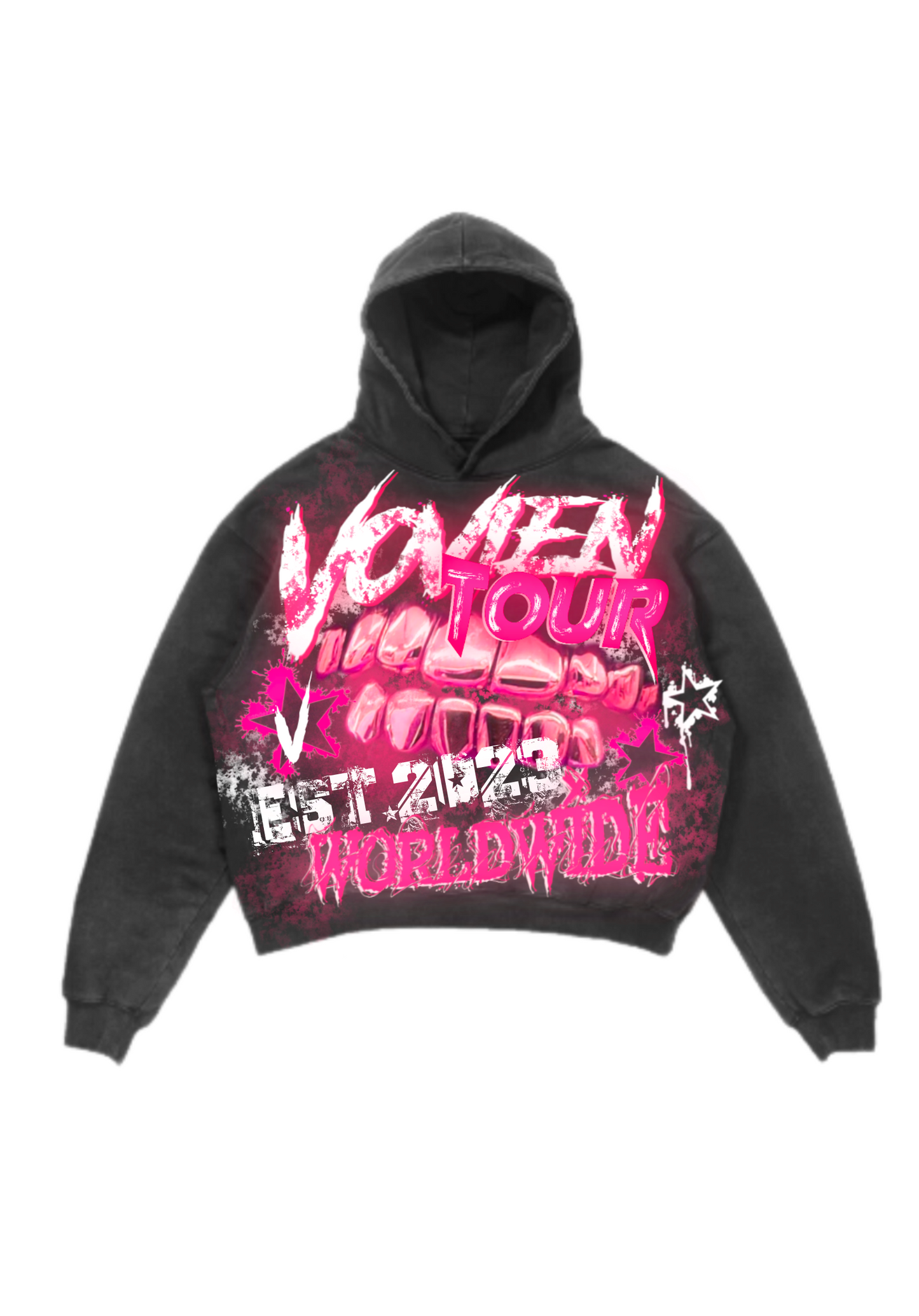 Charcoal Grey Worldwide Tour Hoodie