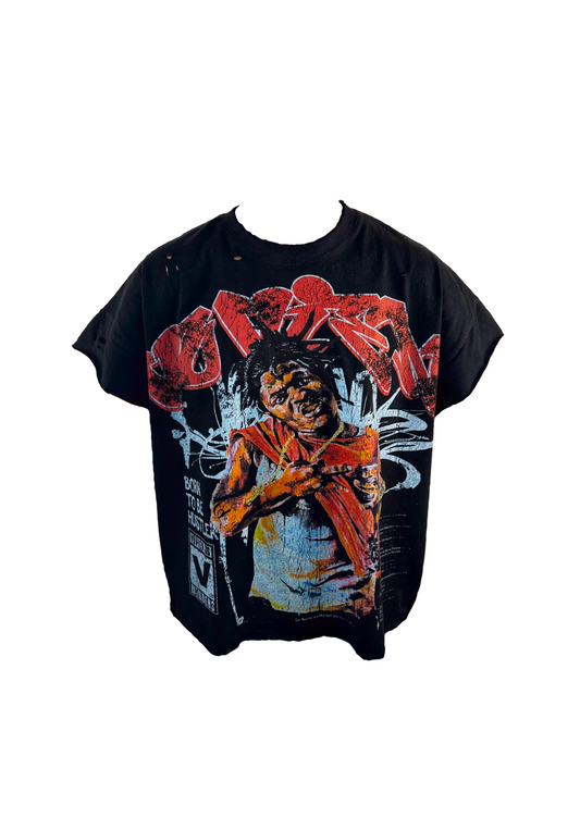 Born Hustler Rhinetsone Tee