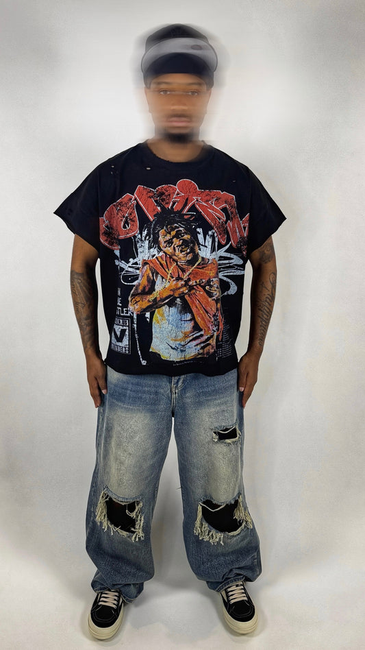 Born Hustler Rhinetsone Tee