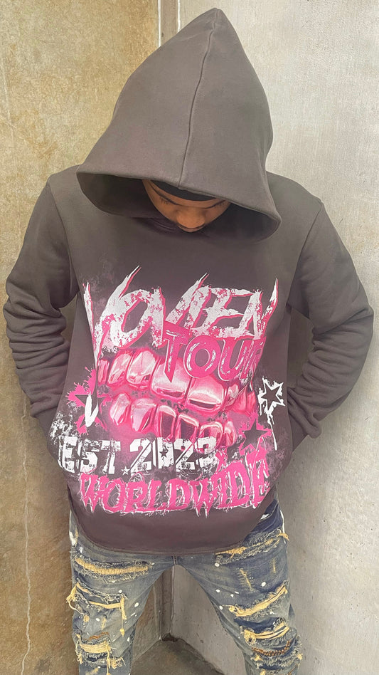 Charcoal Grey Worldwide Tour Hoodie