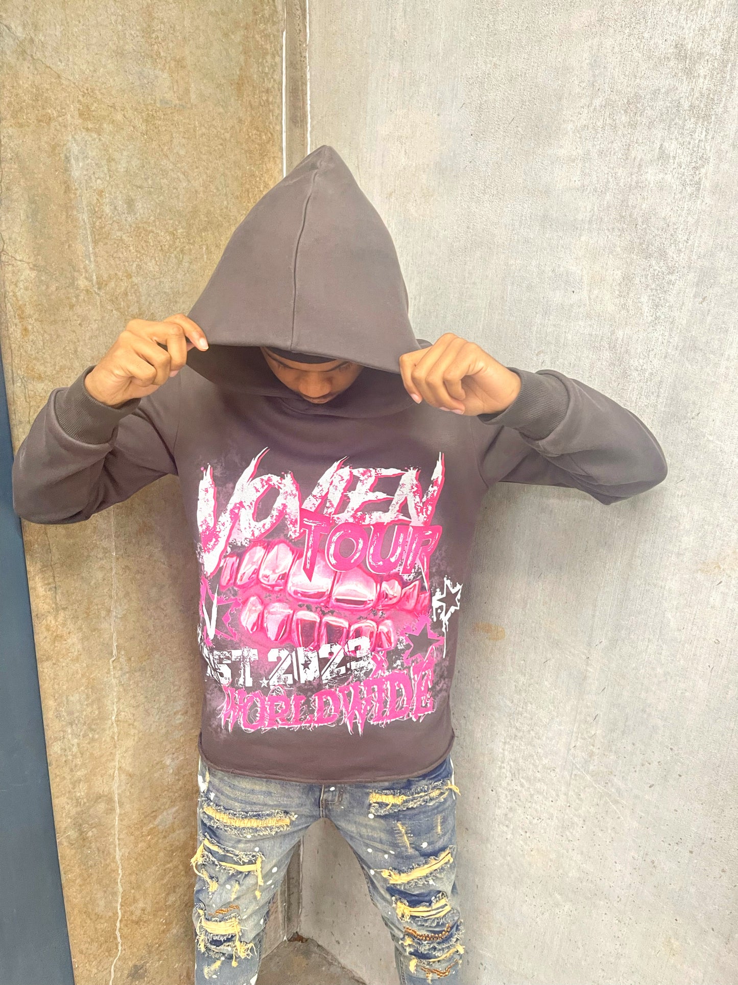 Charcoal Grey Worldwide Tour Hoodie